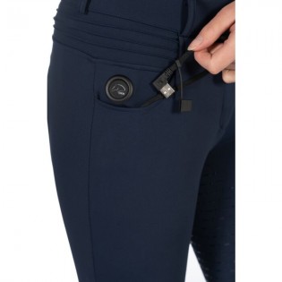 Pantalon d'Equitation Chauffant pour Femme Comfort Style Fond en Silicone - HKM