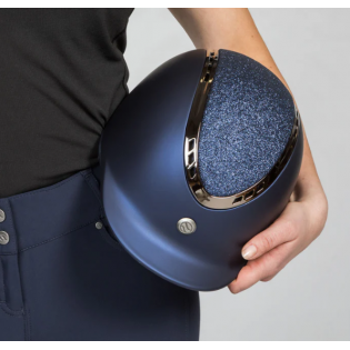 Casque d'Equitation EQ3 Pardus Smooth Top avec molette - Back on Track