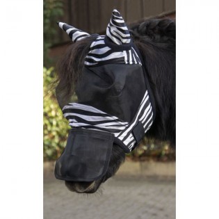Masque Anti Mouches Shetland Zebra - HKM